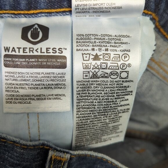 Levi's Jeans Men's 30x30 Blue 527 Slim Fit Boot Cut Denim - Picture 9 of 11